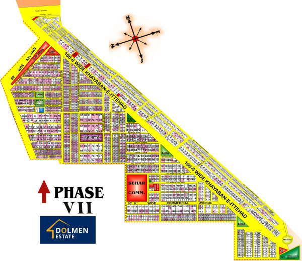 DHA Karachi Phase 7 (Phase VII) Map | Property 365